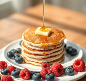 The Best Low Carb Recipe for Breakfast: Fluffy Almond Flour Pancakes